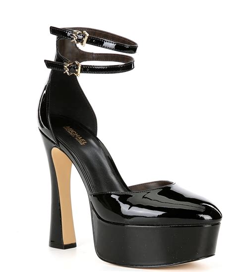 michael kors pumps with ankle strap|ankle strap platform pumps.